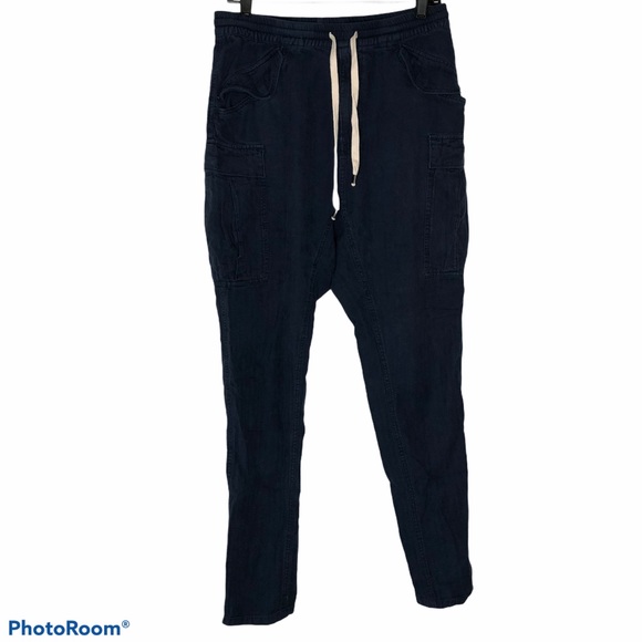 ASOS Other - ASOS linen blend blue slim fit joggers